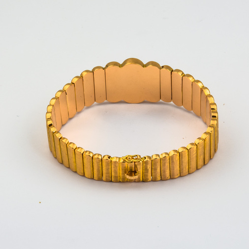 Gliederarmband aus 750 Rosegold, nachhaltiger second hand Schmuck perfekt aufgearbeitet