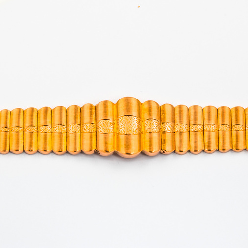 Gliederarmband aus 750 Rosegold, nachhaltiger second hand Schmuck perfekt aufgearbeitet