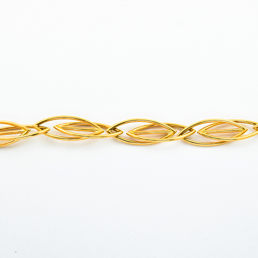 IsabelleFa Armband aus 750 Gelb- und Weißgold mit Brillant, nachhaltiger second hand Schmuck perfekt aufgearbeitet