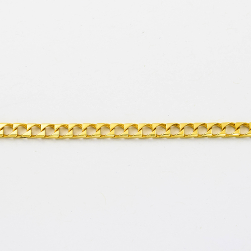Panzerarmband aus 750 Gelbgold, nachhaltiger second hand Schmuck perfekt aufgearbeitet