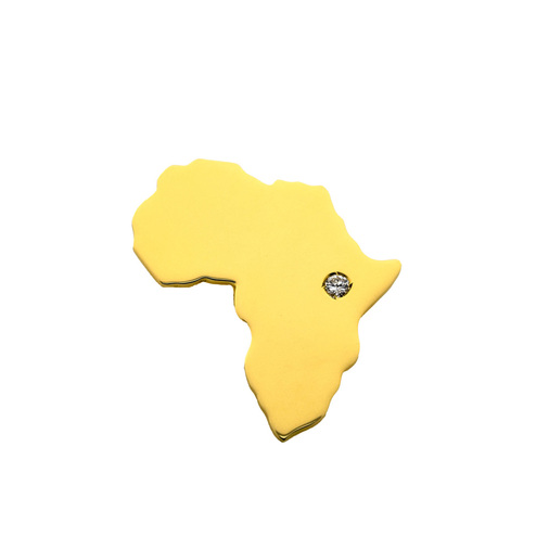 Brillantanhänger Afrika aus 750 Gelbgold, nachhaltiger second hand Schmuck perfekt aufgearbeitet