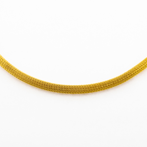 Collier aus 585 Gelb- und Weißgold mit Brillant, nachhaltiger second hand Schmuck perfekt aufgearbeitet