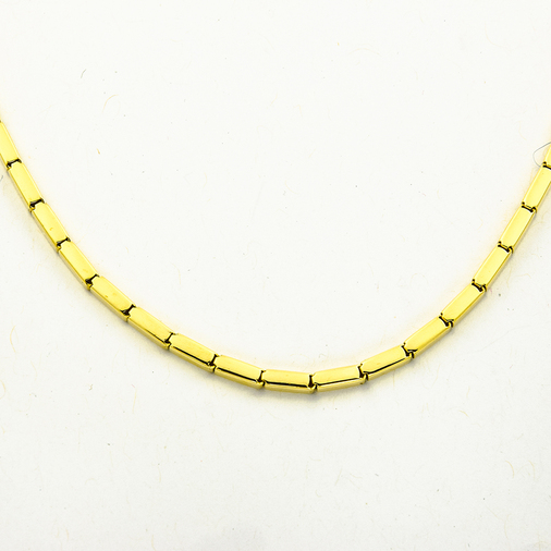 F. Binder Halskette aus 585 Gelbgold, nachhaltiger second hand Schmuck perfekt aufgearbeitet