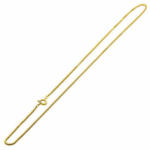 F. Binder Veneziakette aus 585 Gelbgold, nachhaltiger second hand Schmuck perfekt aufgearbeitet