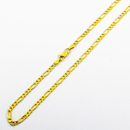 Figarokette aus 585 Gelbgold, nachhaltiger second hand Schmuck perfekt aufgearbeitet