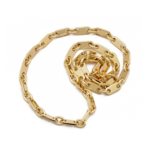 Halskette aus 585 Gelbgold, 50 cm, hochwertiger second hand Schmuck perfekt aufgearbeitet