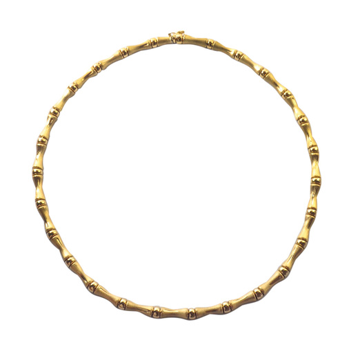 Halskette aus 585 Gelbgold, 42 cm, hochwertiger second hand Schmuck perfekt aufgearbeitet