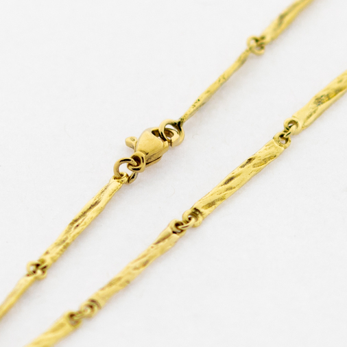 Halskette aus 585 Gelbgold, 44,5cm, nachhaltiger second hand Schmuck perfekt aufgearbeitet