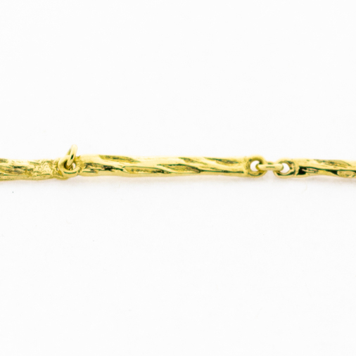 Halskette aus 585 Gelbgold, 44,5cm, nachhaltiger second hand Schmuck perfekt aufgearbeitet