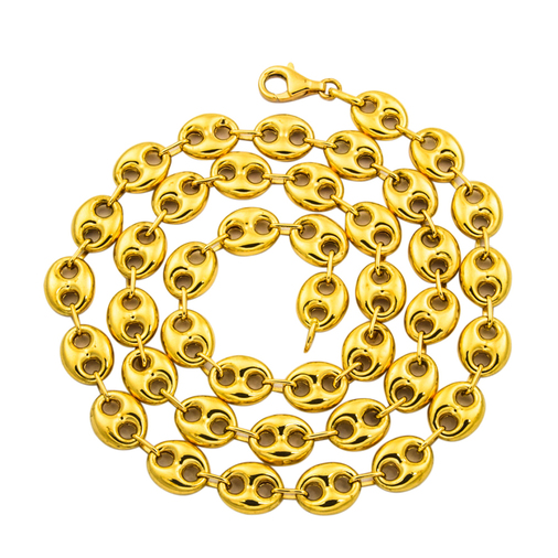 Halskette aus 750 Gelbgold,60cm, nachhaltiger second hand Schmuck perfekt aufgearbeitet
