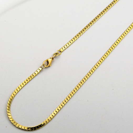 Halskette aus 585 Gelbgold, 43cm, nachhaltiger second hand Schmuck perfekt aufgearbeitet