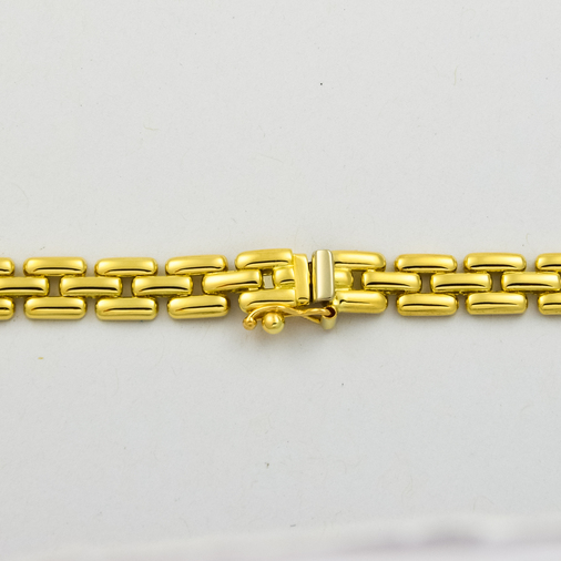 Halskette aus 585 Gelbgold, 42 cm, nachhaltiger second hand Schmuck perfekt aufgearbeitet