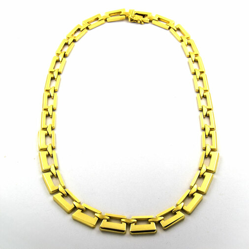 Halskette aus 585 Gelbgold, nachhaltiger second hand Schmuck perfekt aufgearbeitet