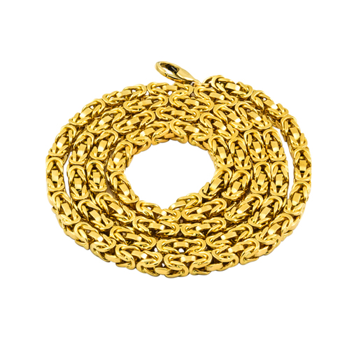 Königskette aus 750 Gelbgold, nachhaltiger second hand Schmuck perfekt aufgearbeitet