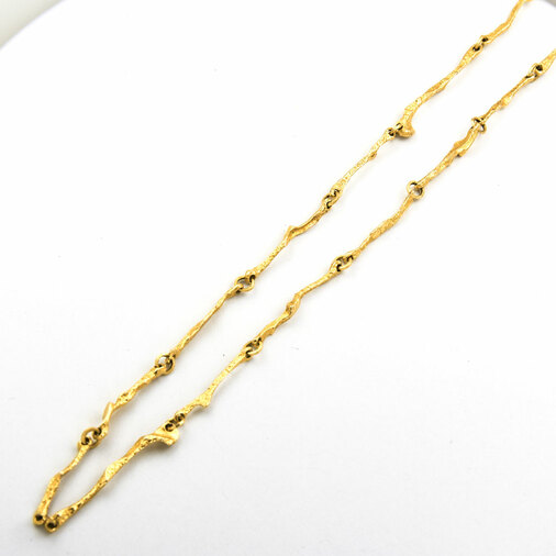 Lapponia Halskette aus 585 Gelbgold, nachhaltiger second hand Schmuck perfekt aufgearbeitet