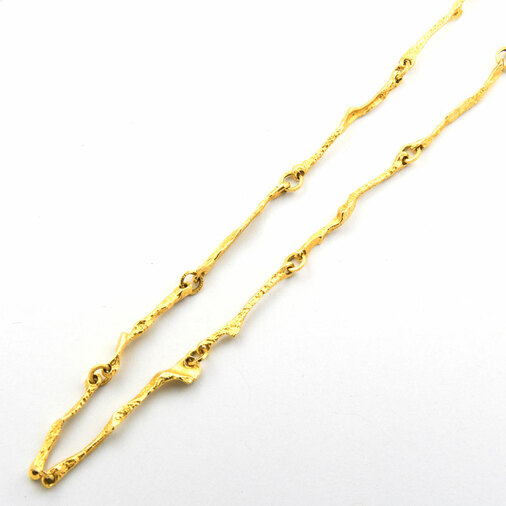 Lapponia Halskette aus 585 Gelbgold, nachhaltiger second hand Schmuck perfekt aufgearbeitet