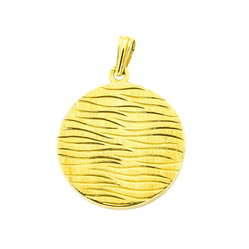 Medaillon aus 585 Gelbgold, nachhaltiger second hand Schmuck perfekt aufgearbeitet