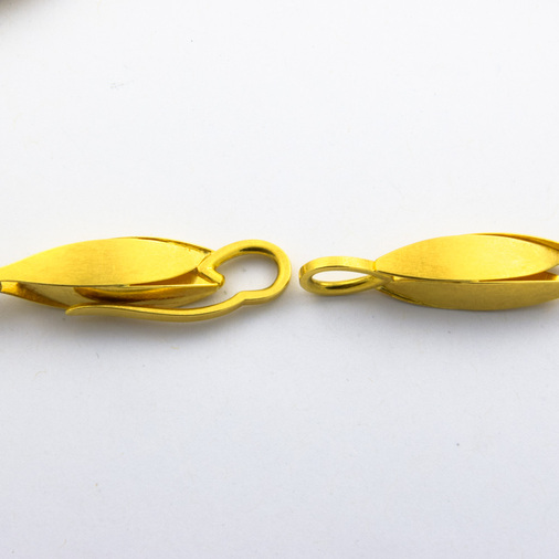 Pur Collier aus 750 Platin/Gold, 45 cm, nachhaltiger second hand Schmuck perfekt aufgearbeitet