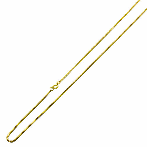 Veneziakette aus 585 Gelbgold, nachhaltiger second hand Schmuck perfekt aufgearbeitet