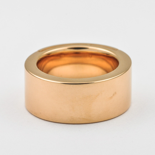 Cadeaux Ring Gingko aus 750 Gelb- und Weißgold mit Diamant, nachhaltiger second hand Schmuck perfekt aufgearbeitet