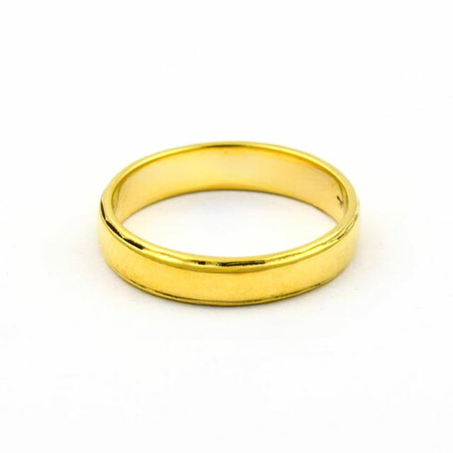 Ring aus 585 Gelbgold, nachhaltiger second hand Schmuck perfekt aufgearbeitet