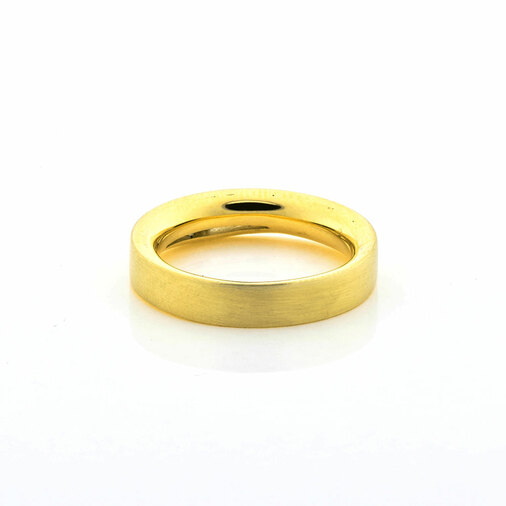 Diamantring aus 585 Gelbgold, nachhaltiger second hand Schmuck perfekt aufgearbeitet