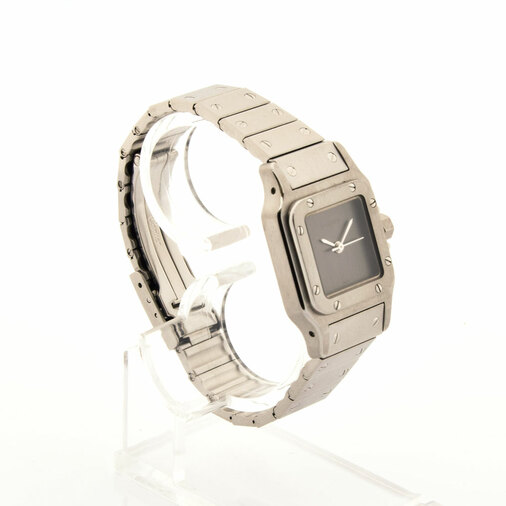 Cartier Armbanduhr Santos Automatik, gebrauchte Luxusuhr im Top-Zustand