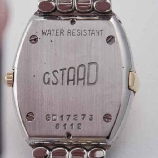 Chopard Damenarmbanduhr Gstaad Quarzwerk mit Datumsanzeige, gebrauchte Luxusuhr im Top-Zustand