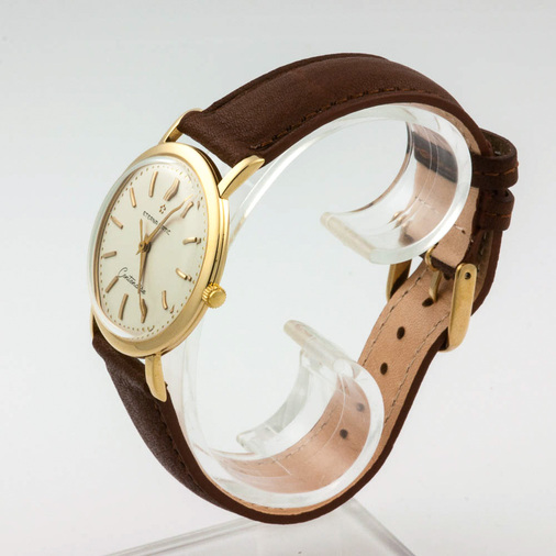 Eterna Armbanduhr Centenaire und Zentralsekunde, gebrauchte Luxusuhren im Top-Zustand